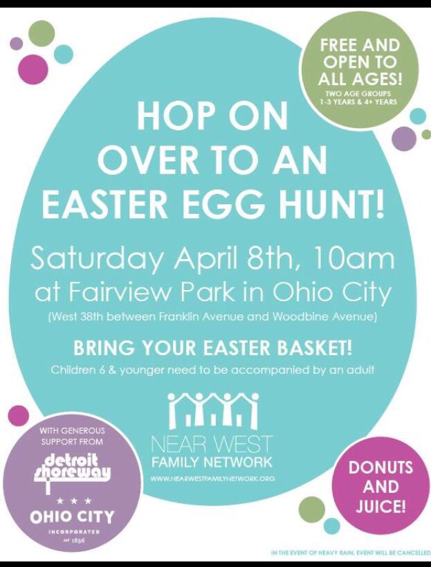 NWFN_Cleveland's tweet photo. Hop on over to the Easter Egg Hunt 10am Fairview Park in OCH today. @NormaPBoyd @McCarthyGarland @ashleytaseff @ClevelandScene https://t.co/m9eGAgyxnV
