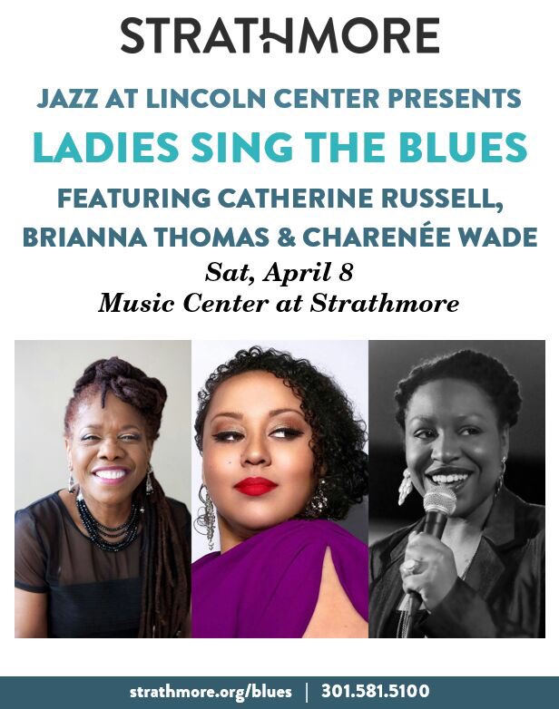 Tonight <a href="/jazzdotorg/">Jazz at Lincoln Center</a> presents Ladies Sing The Blues <a href="/Strathmore/">Strathmore</a> w/ @crussellsinger &amp; <a href="/BriannaThomas_1/">Brianna Thomas</a>. #LadiesSingTheBlues #LiveMusic #Blues