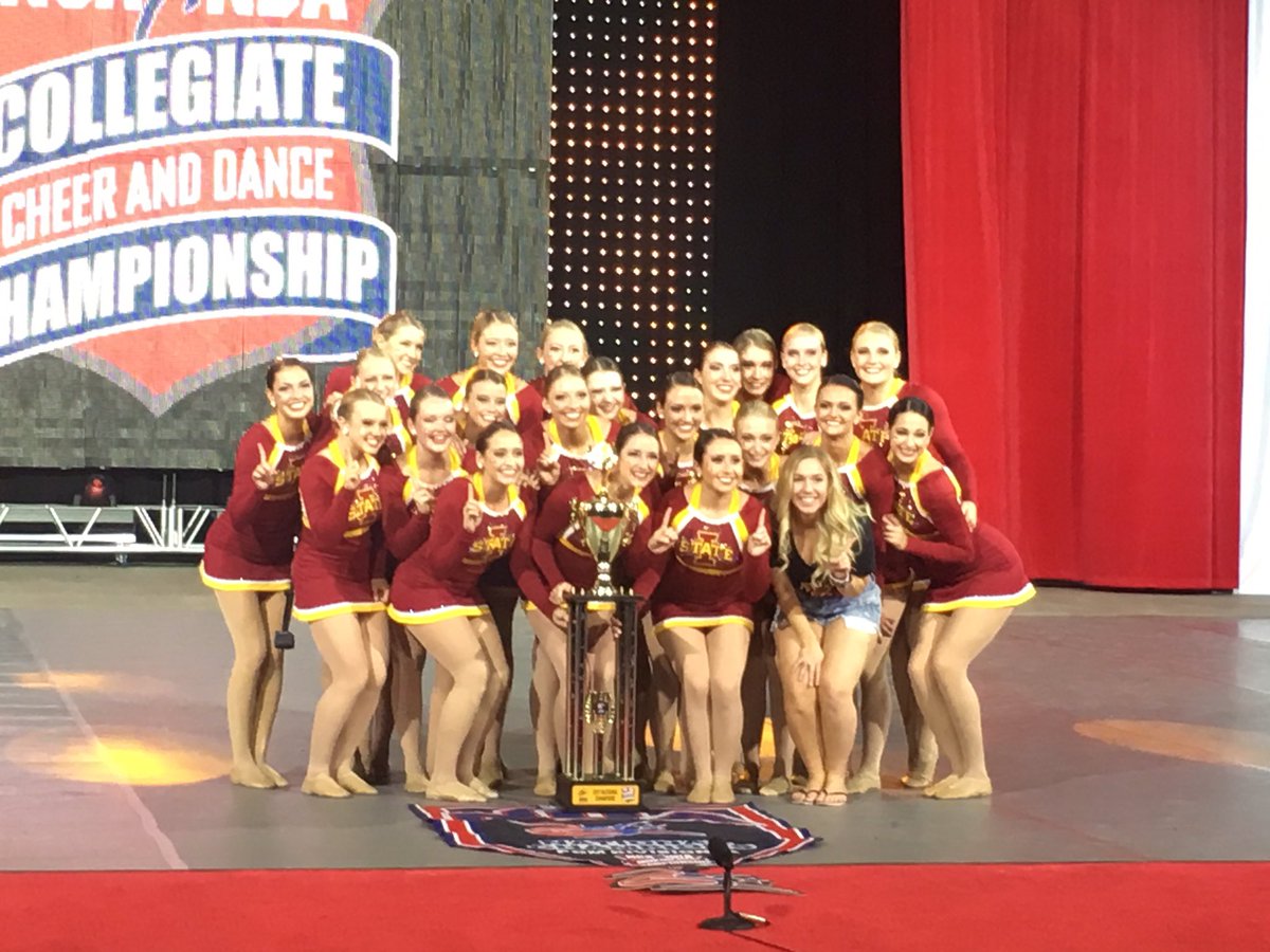 CycloneCheer's tweet photo. SCREAMING CONGRATS to @CycloneDT for being back-to-back National Champions in pom! We β€ you! #CycloneSpirit https://t.co/ULDX4zygNb