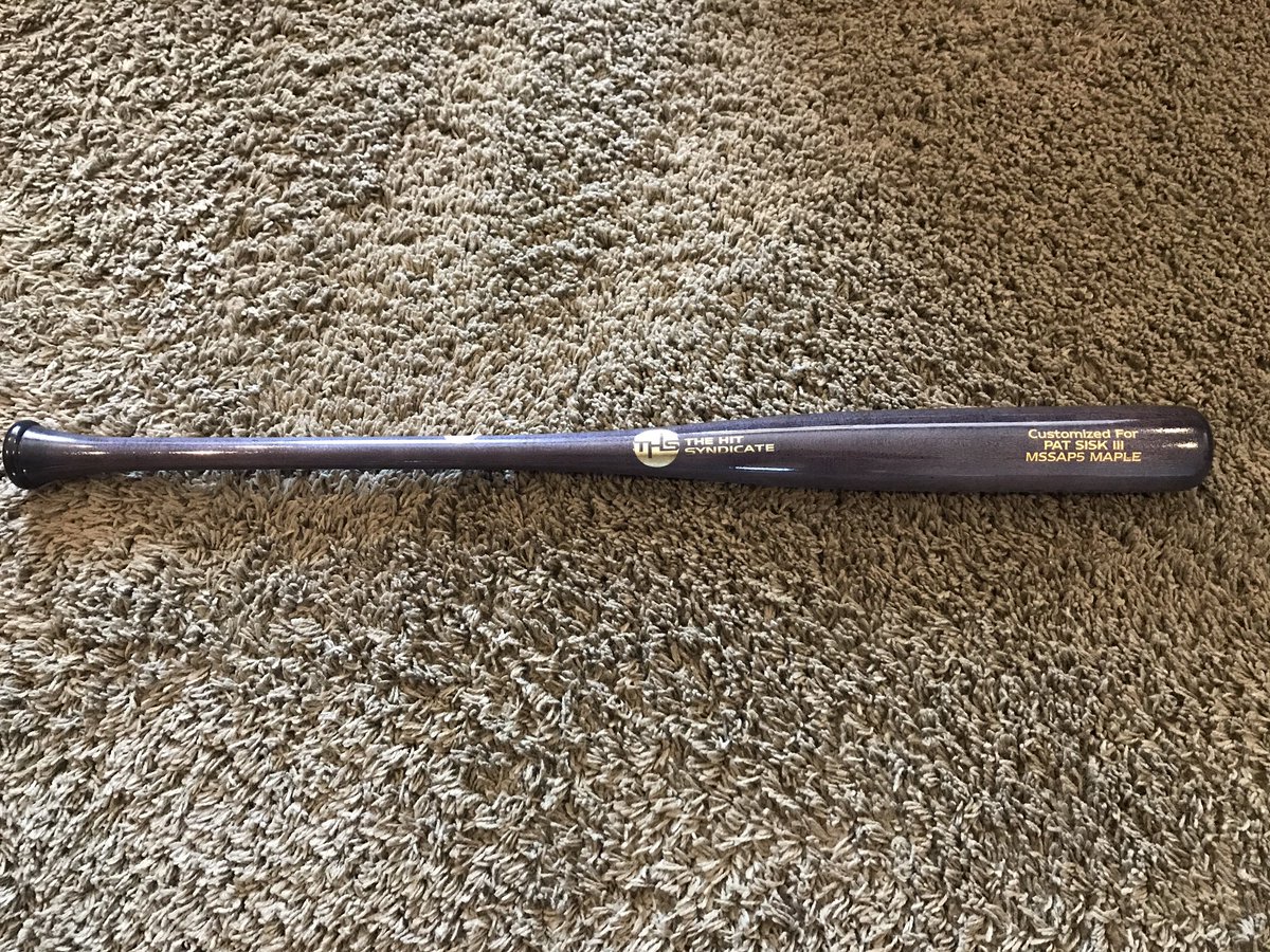 hislewood's tweet photo. It has arrived @P_Sisk2! Your #SyndiStick is ready & its #ugly! ππ₯ #MLB grade #HitItHard #FurmanBound https://t.co/hN2x4LomkU