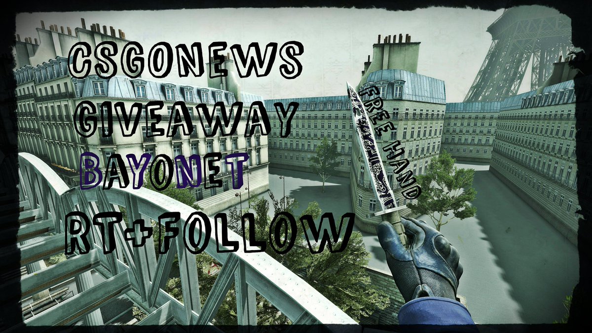 JakeSucky's tweet image. Giving away this Bayonet FreeHand with @DaddyskinsCSGO! Just Follow Both of Us and Rt/Like to Enter! Announcing in 48 hours! #csgo