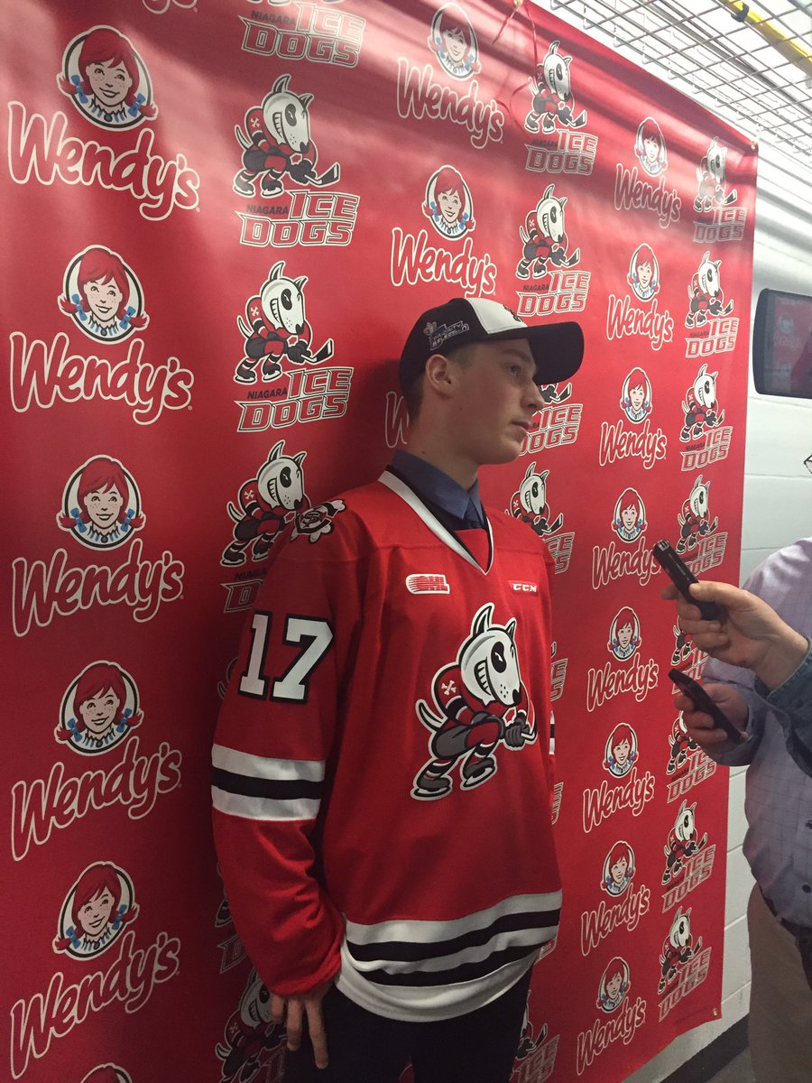 Our first round pick is in the building 🐶