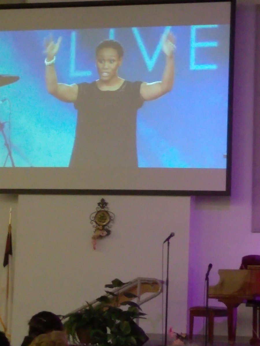 Hi from Grace Bible Church of Central Florida, <a href="/PriscillaShirer/">Priscilla Shirer</a>! Great 1st sesh of #PSLive17 simulcast! You + <a href="/AnthonyEvansJr/">Anthony Evans</a> = dynamic duo.
