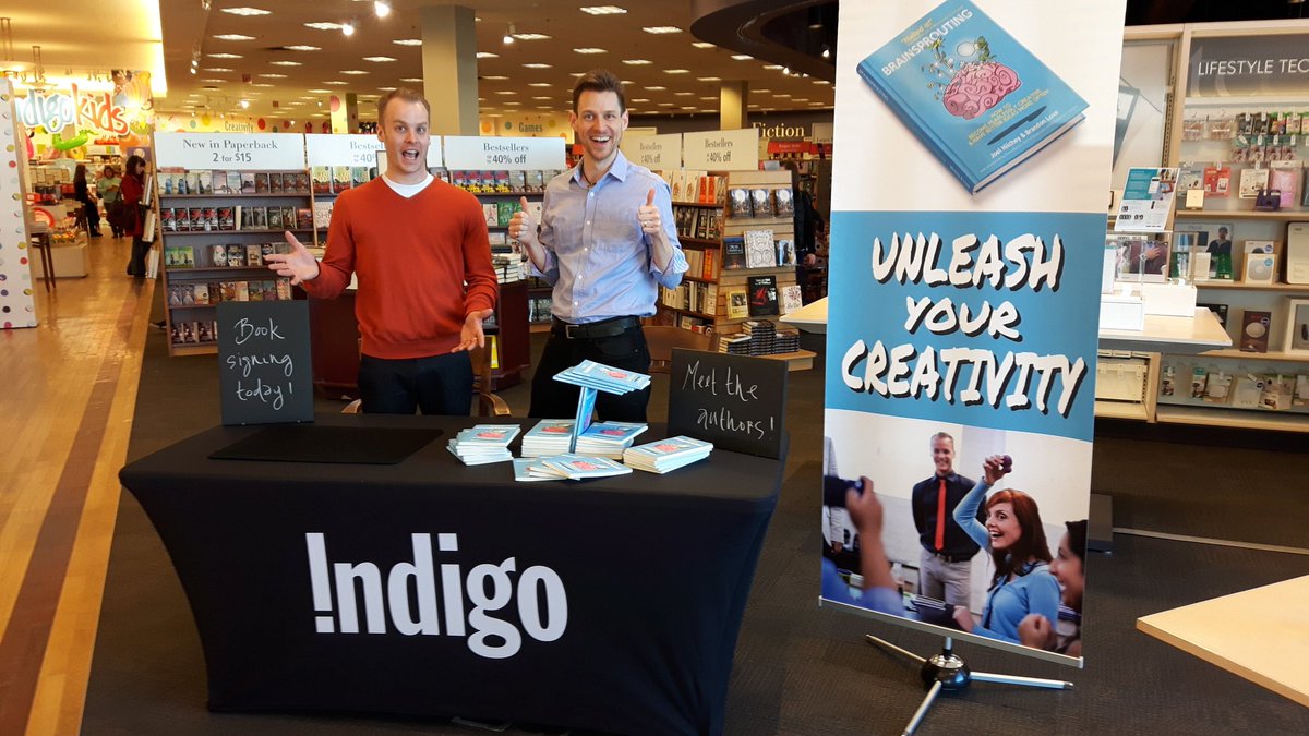 beanstalkideas's tweet photo. Book signing with @blovemagic at London Chapters @chaptersindigo #brainsprouting https://t.co/k9L7RxPjjf