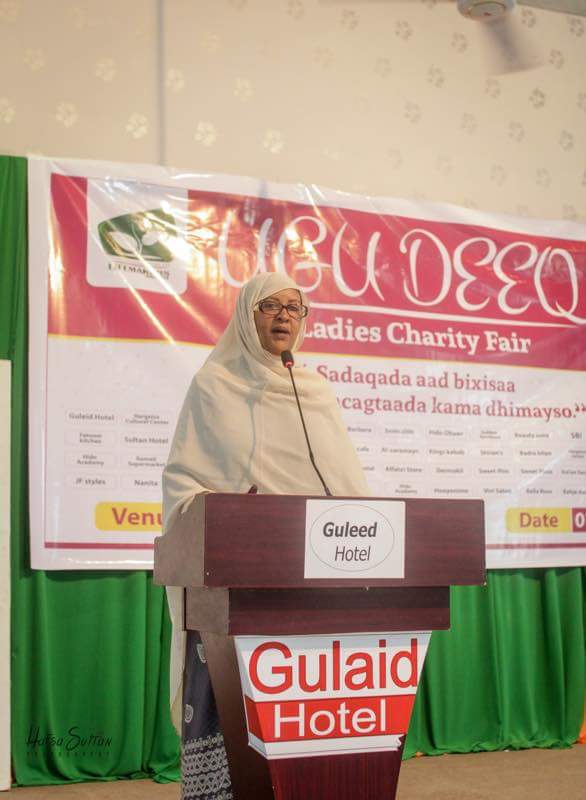 LifeMakers_SL's tweet photo. Super women took the stage out!! #ugudeeqLadiesCharityFair #savesomalilandlives #Hargeisa #somaliland #powerfulsomaliwomen https://t.co/BGHXqF7LZA