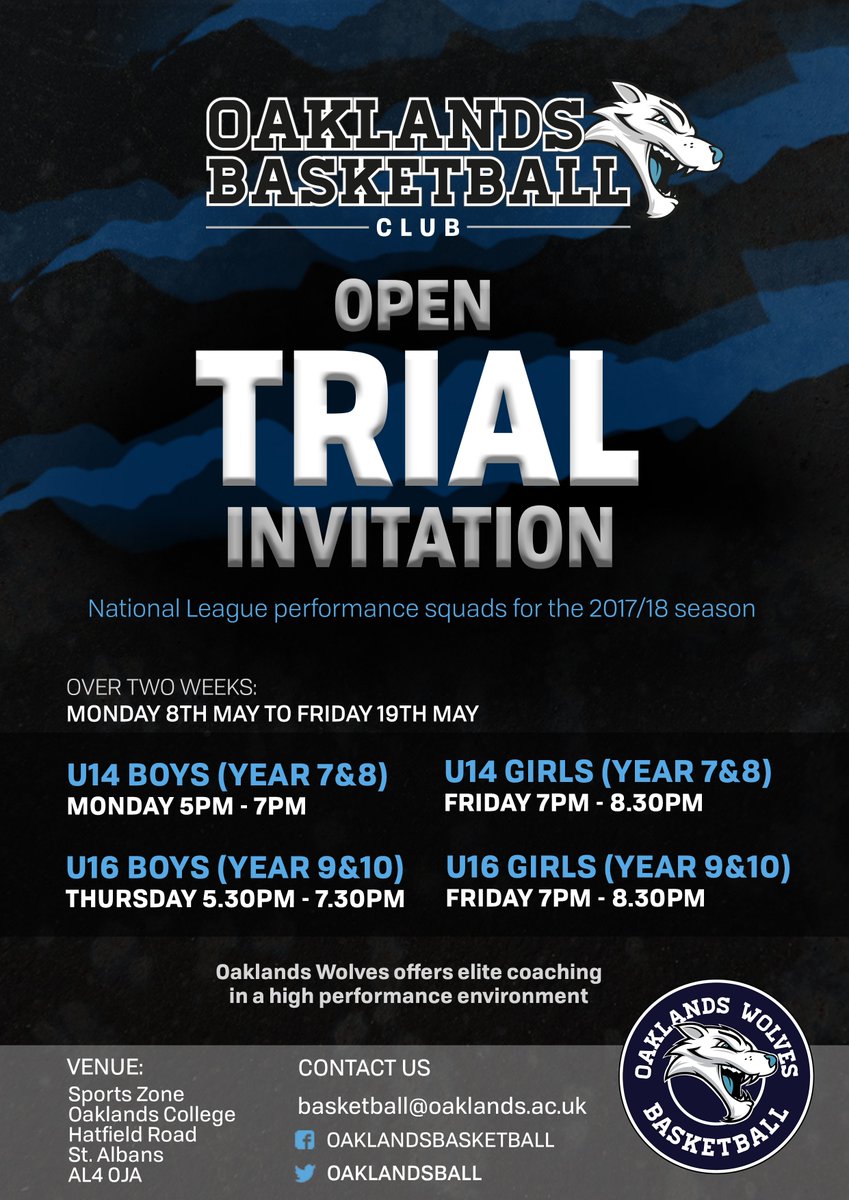 CoachMatthews95's tweet photo. open trials for the oaklands wolves have been announced 
 #Wolfpack https://t.co/qBg80BSHUy