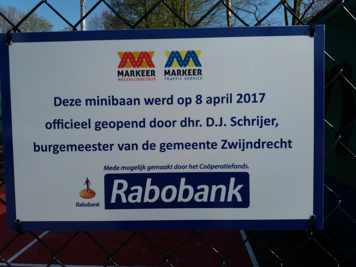 RemcoNeumann's tweet photo. Top @DominicSchrijer en @RabobankRMIJ dat jullie er waren bij opening minibaan @TVHeerjan, bedankt! #Coöperatiefonds #aandeelinelkaar https://t.co/moGQpOkVB9