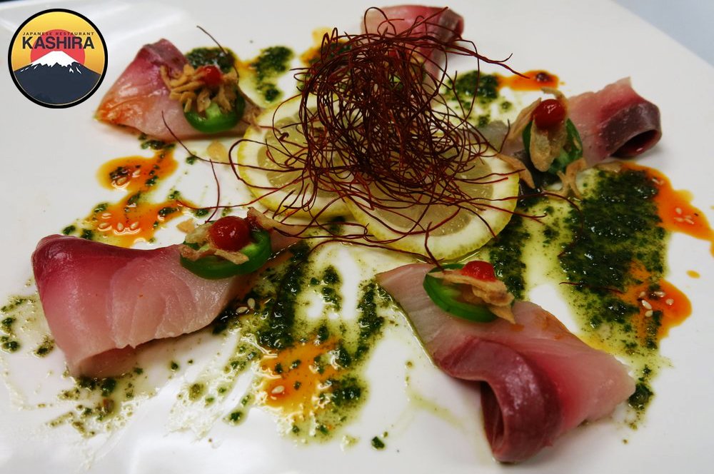 Peace, love, and yellowtail #sashimi.