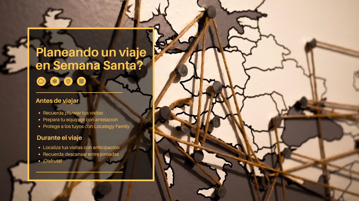 locategy's tweet photo. ¿Piensas viajar esta Semana Santa? protege a tu familia con @locategy #seguridad #infancia #vacaciones https://t.co/X5SdCpTQwB