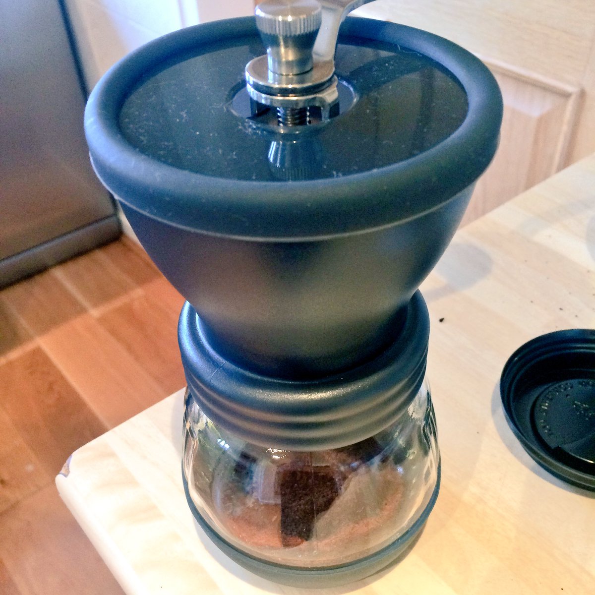 VickyJHardman's tweet photo. Super fresh coffee today thanks to @_chardman's birthday gift https://t.co/UIvoM2dn5a