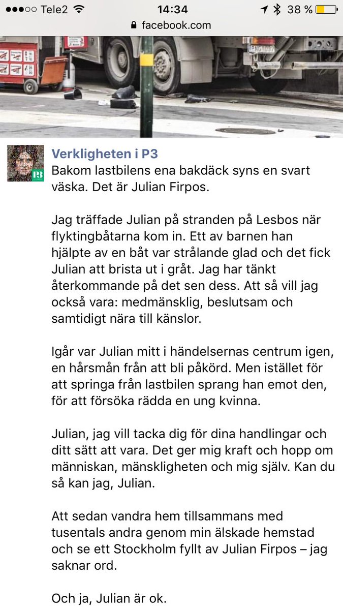 emanuelkarlsten's tweet photo. Starkt. https://t.co/VPrrfgsItC