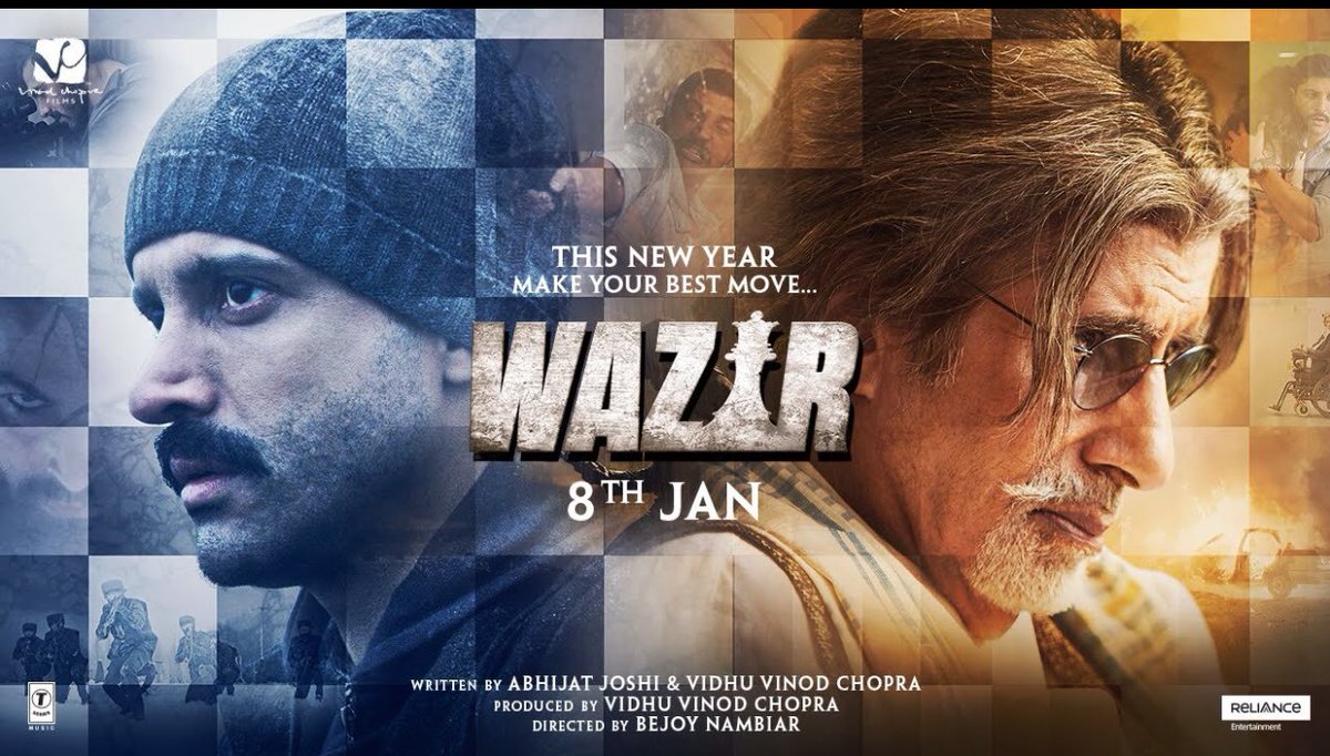 Saffuyah's tweet photo. #مسلسلات_وافلام_تنصح_بها 
#فلم Wazir 2016 / هندي يجنن والقصة لطيفة ❤️.
و الابطال يجننوا *.* 
انا شفته مباشر من هنا: https://t.co/Hk4dcyVT8S https://t.co/zIkuvUPshc