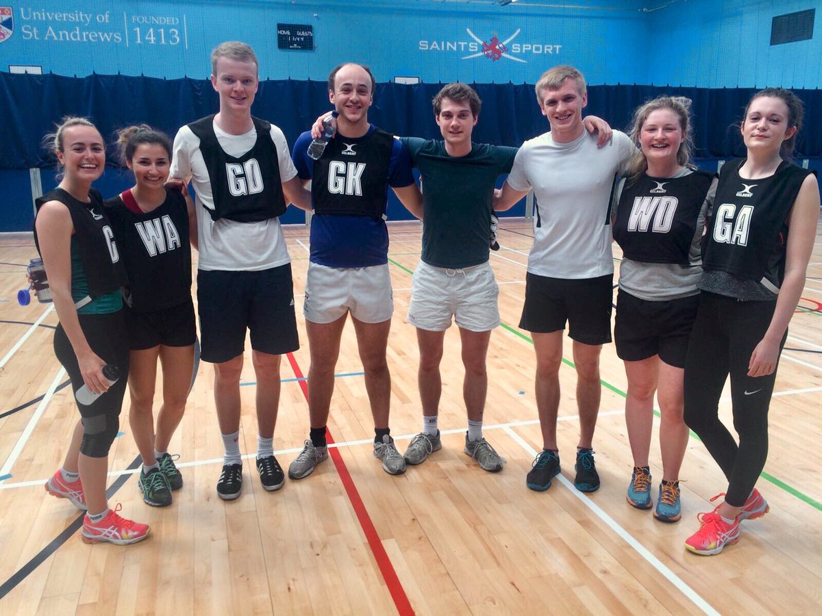 UStANetball's tweet photo. & after a tough final game, our runaway winners for this years Mixed Netball Champs were Becky and Liv's team!π#champs #thatheightdifference https://t.co/2yAPlrJTMS