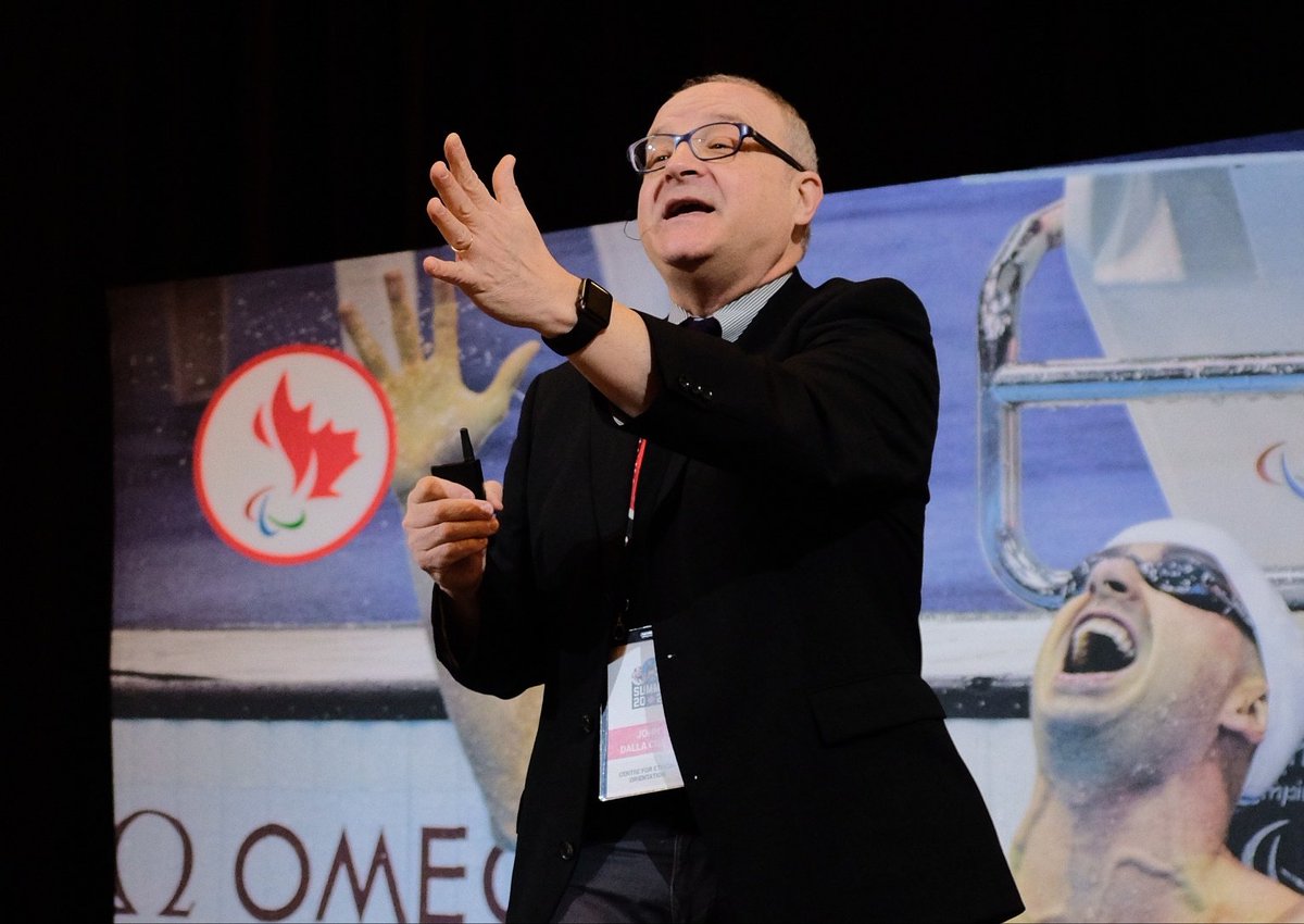 ParalympicsCan's tweet photo. John Dalla Costa talks about Generative Governance / Présentation : Gouvernance générative John Dalla Costa #CPCSummit #SommetCPC https://t.co/yQMI2AZLgs