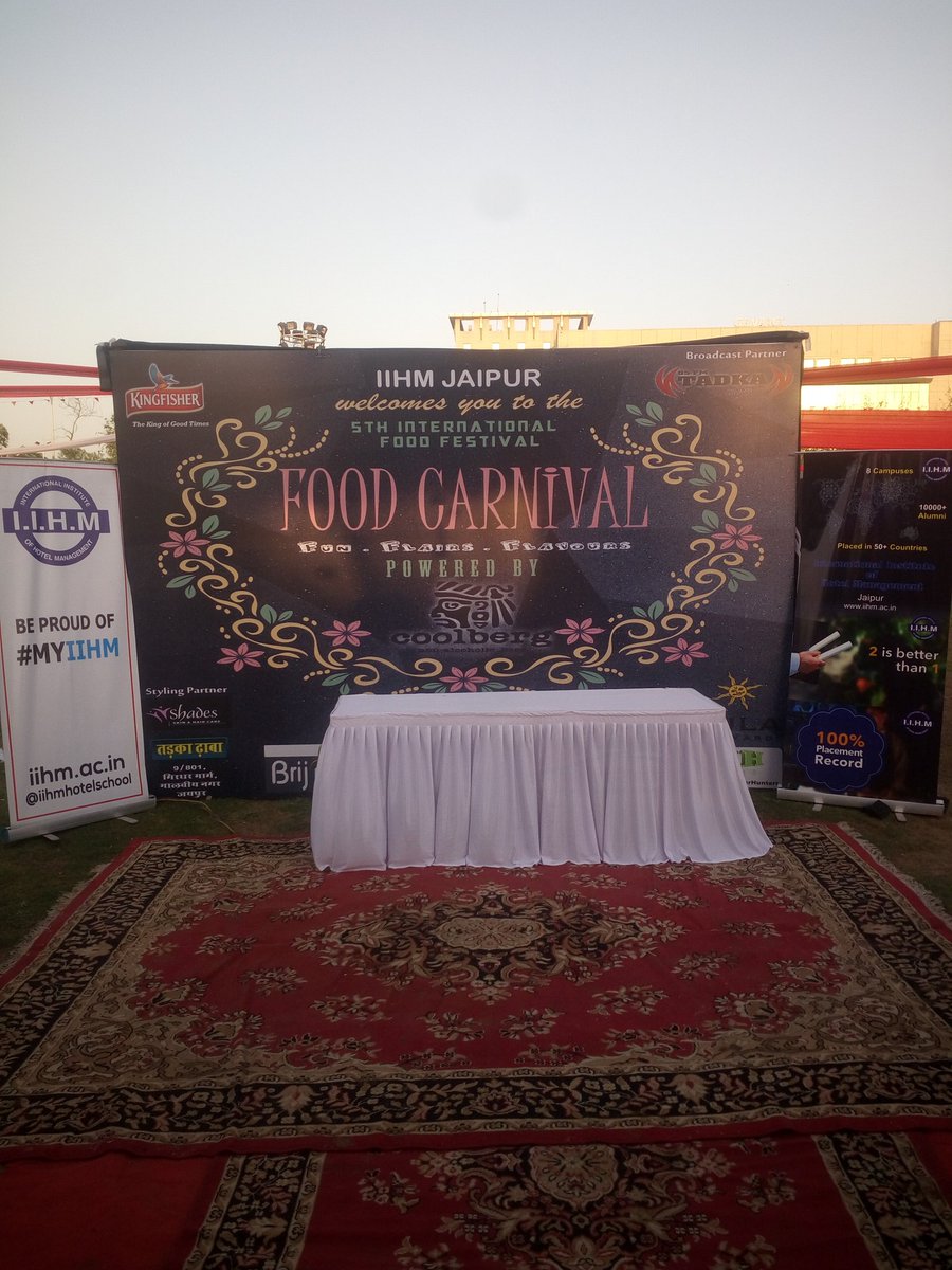 Nikhil_kulhari1's tweet photo. #IIHMJpr welcomes U 2 the
5th Food Carnival
Hurry Up Limited Passes Available
Grab Your Passes Right Now
@IIHMHOTELSCHOOL @directorjpriihm https://t.co/xysDyWjTzJ