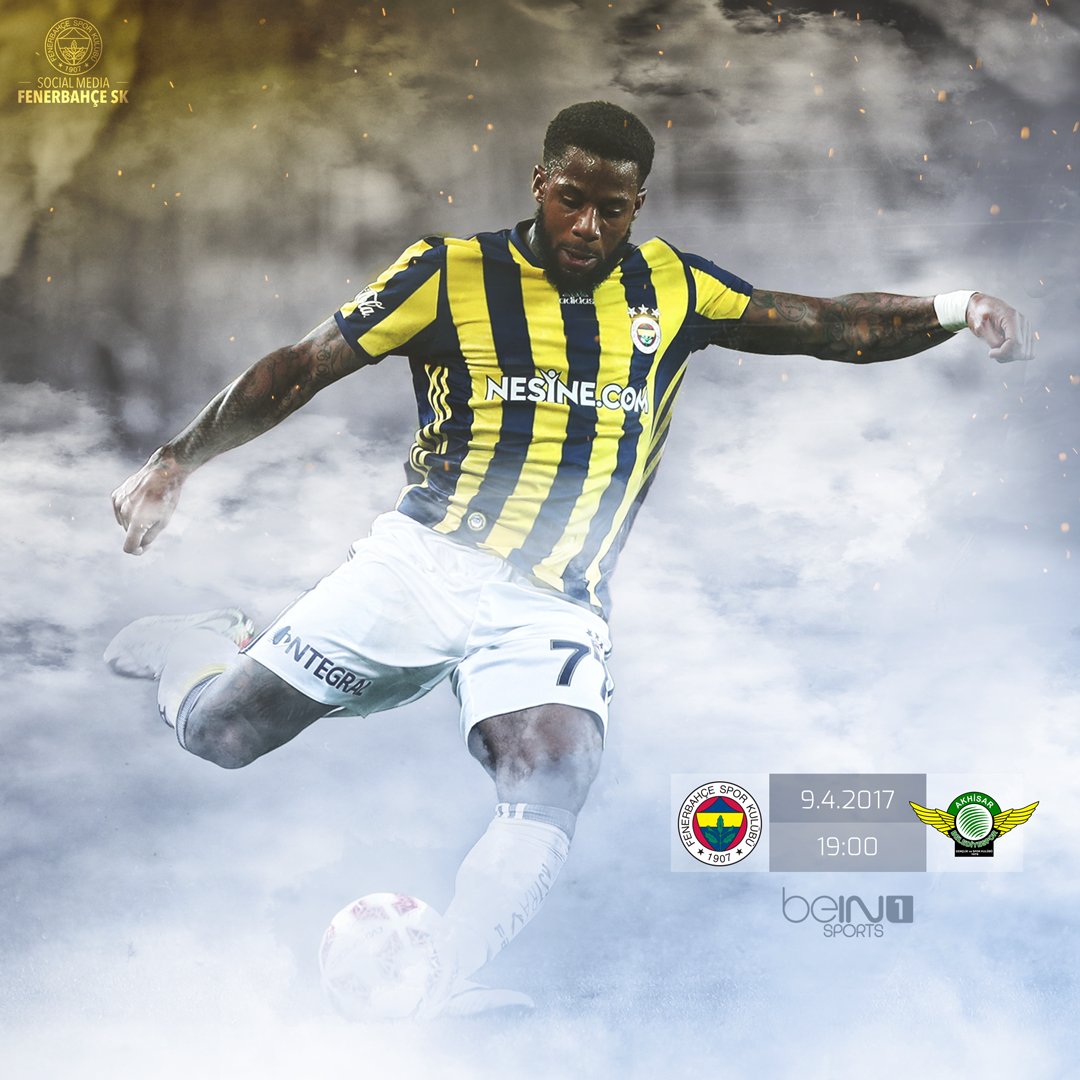 ⚽️ Fenerbahçe - Akhisar Belediyespor
📍 Ülker Stadyumu Fenerbahçe Şükrü Saracoğlu Spor Kompleksi
🗓 09.04.2017
🕖 19:00
 #FBSK
