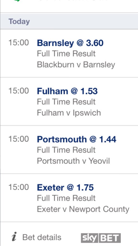 JJFootballTips's tweet photo. @ndvillan91 Hi Nathan, here is today's 4 fold! Good luck with your bets today #jjfootballtips https://t.co/RTXC01Dz93