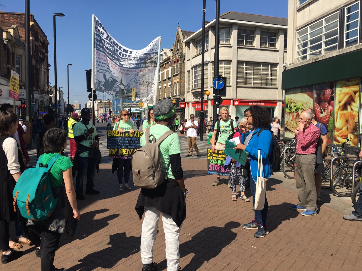 chrisclarkcpfc's tweet photo. Joined the Stand Up to Racism march through Croydon. Now heading back to #TakeBackControl @TakeBackLondon #TakeBackCronx https://t.co/CHZtaDpcVI
