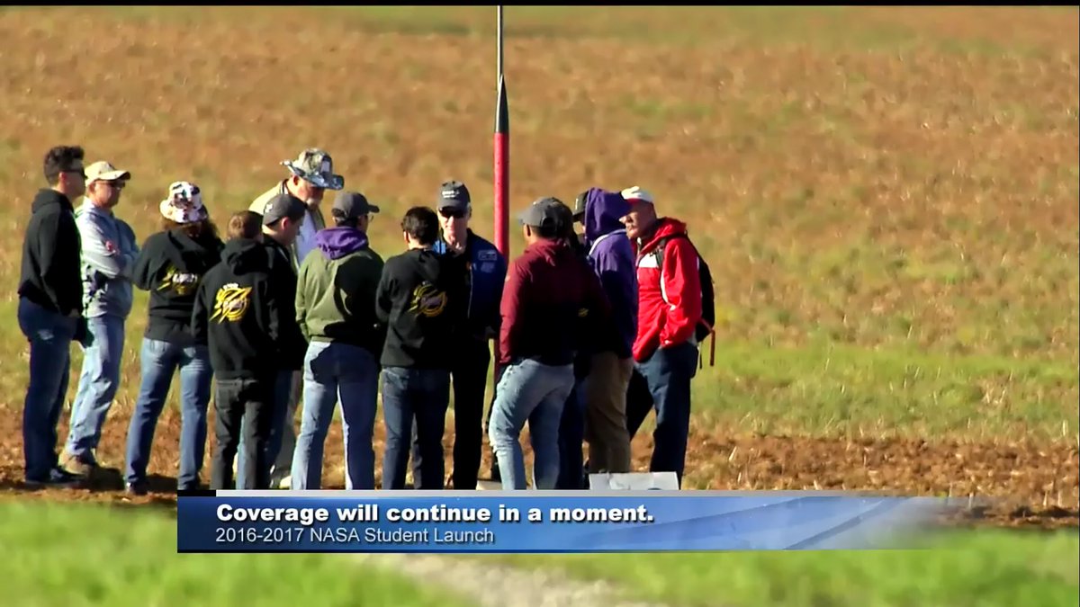 WesternHighSLI's tweet photo. As the first team to launch, we made it onto NASA's livestream!!! https://t.co/Jgmz7DAp2s