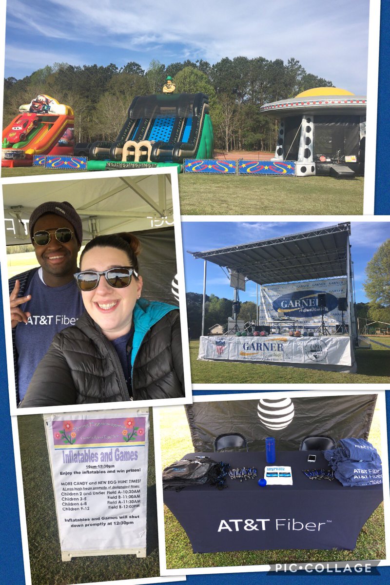 Come check us out at the Garner Eggstravaganza!! Representing AT&amp;T in our community @XFactor_Raleigh <a href="/404girl/">Betsy Francis</a> <a href="/jd4180/">John Denning</a> <a href="/TownofGarner/">Town of Garner, NC</a>