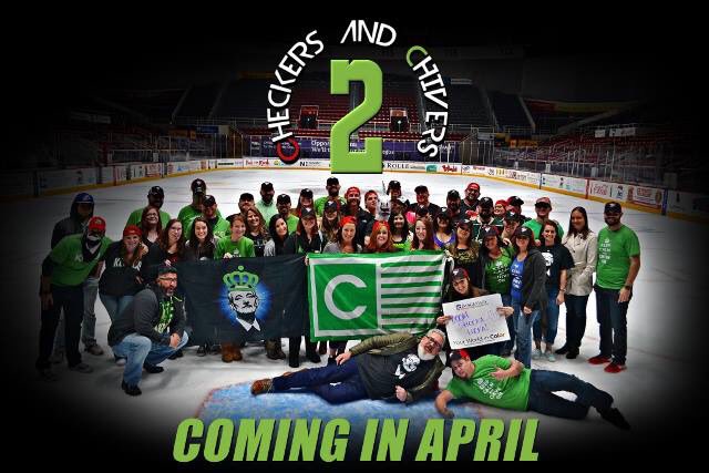 KCCOSoberJ's tweet photo. This Sunday!! Game time at 1pm. Tickets available at https://t.co/52Q5ztVhf2. Use promo code CHIVERS @CheckersHockey https://t.co/Xld41FySvh