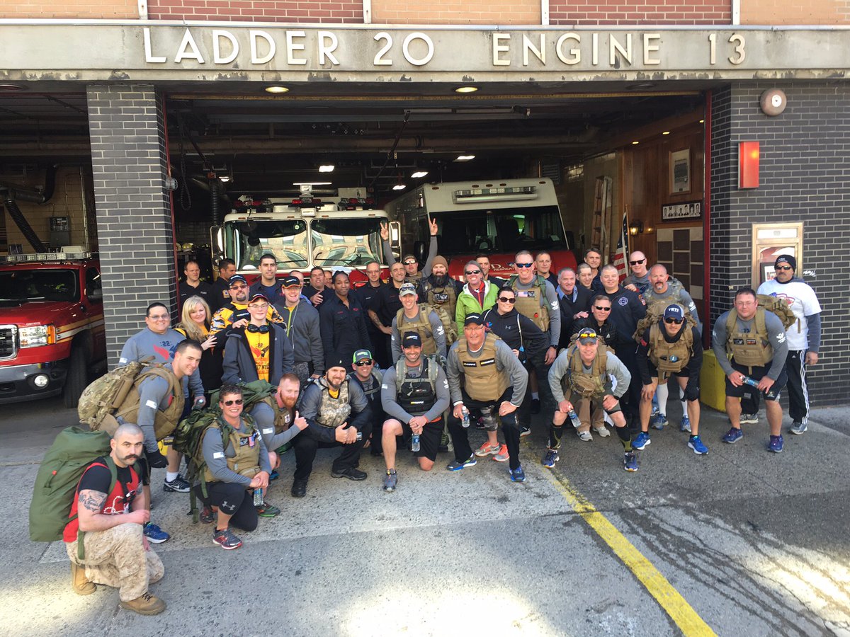 FDNY's tweet image. Thank you #ShepherdsMen for supporting #FDNY at #Ladder20 #Engine13, during the Ruck for the Brave #sharetheburden22
