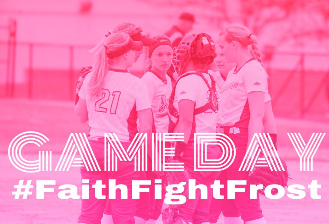 IUINDY_SBALL's tweet photo. Today we join 41 teams to spread awareness and support  @UIndySoftball Head Coach in her battle against Breast Cancer. #FaithFightFrost https://t.co/zGyOnZrAnY