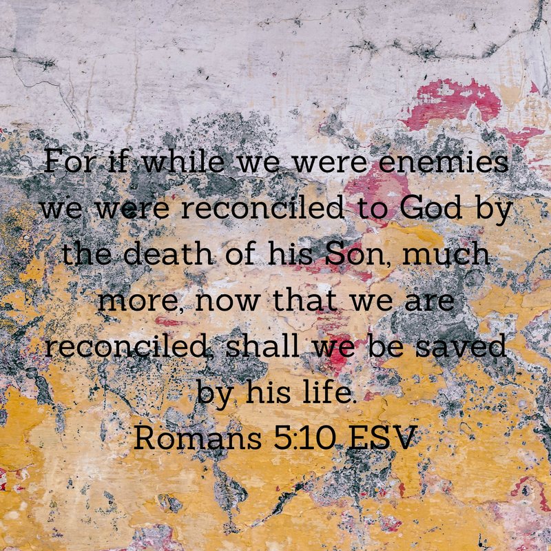God's has reconciled us to Himself. #SavedByGrace #Reconciliation #Redeemed #EverlastingPeace #HeartofMissions