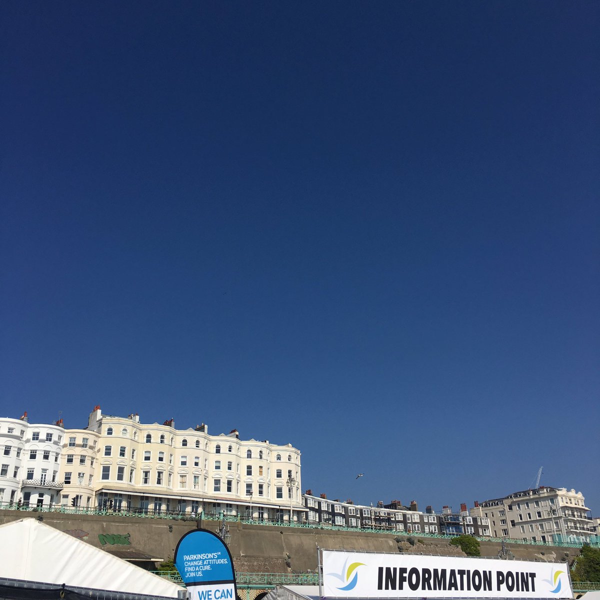 katemclean's tweet photo. In #queue for @BrightonMarathn #racenumber & #timingchip. Questioning #sanity. Again. https://t.co/cK5fAb5ZYd