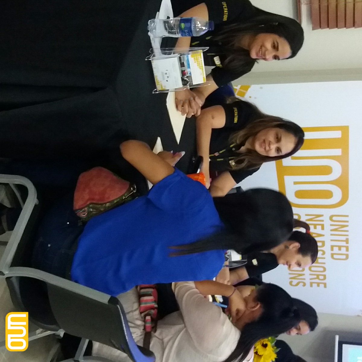UNOCallCenter's tweet photo. Are you looking for a great job? We have it! Come to UAPA today and apply to be part of this awesome family #JobFair #UNOCallCenter https://t.co/j51HC1EYhl