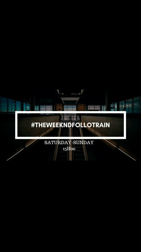 SaneleTR's tweet photo. #TheWeekndFolloTrain
#DurbanFolloTrain
#JoziFolloTrain
#CapeFolloTrain
#LimpopoFolloTrain
#PTAFolloTrain
#HouseHeadsFolloTrain https://t.co/fiMuN9W24T