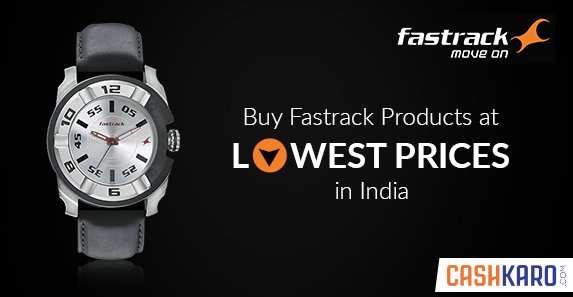 Cashkarocom's tweet photo. .@Fastrack's latest collection is here at best price, grab the stylish watches now. https://t.co/JxTJj0dxsQ #FastrackWatches https://t.co/Xk4R5u4Tza