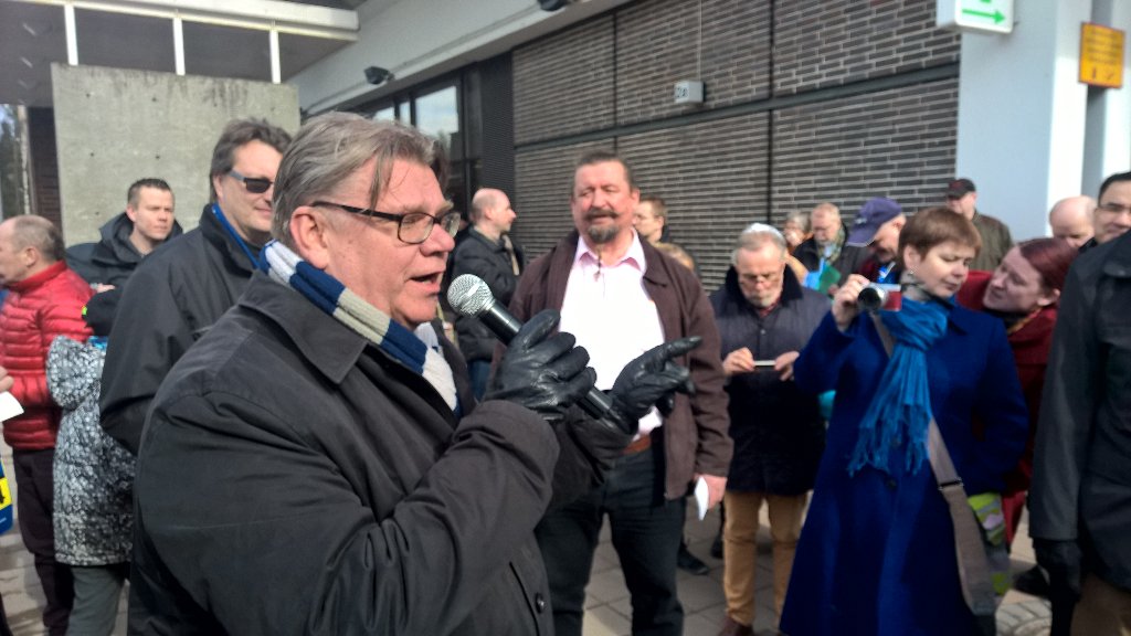 Timo Soinin vika vaalipuhe puolueen pj:na #perussuomalaiset #jakomäki