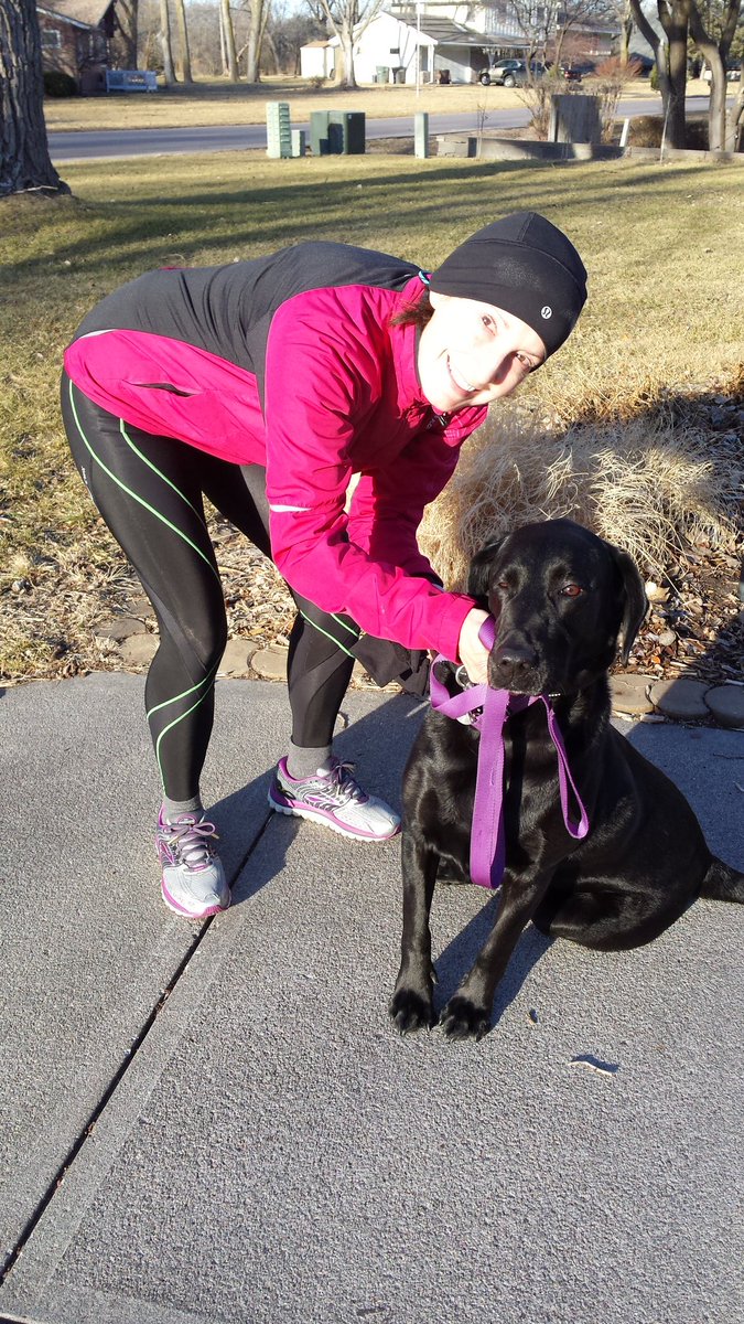 ChrisFogland's tweet photo. #RWDOGRUN Running partner 9 year and counting. https://t.co/nuSzVwRwhE