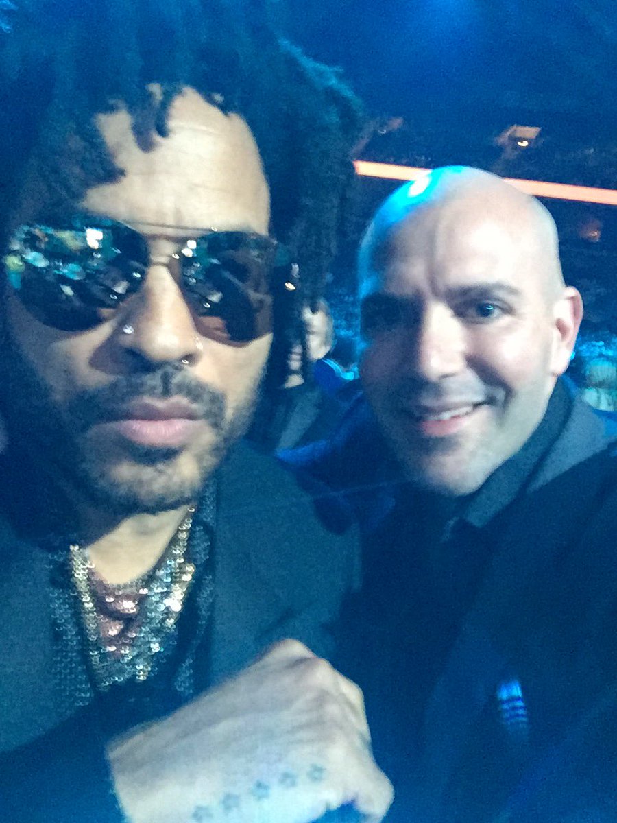 Comedy30's tweet photo. What a stellar night!!!! #RockHall2017 @LennyKravitz #RRHOF @train @nilerodgers #YES https://t.co/2A1xpC9Qfv