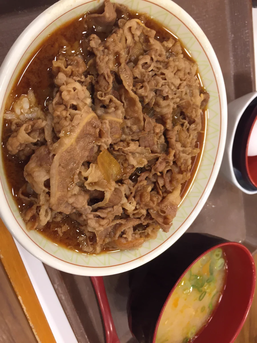 牛丼ビシャビシャのレシートｗ「ビシャビシャ」＝つゆだく6回分らしいぞｗ