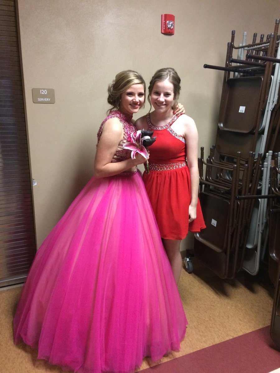 wellinghoffa's tweet photo. happy 18th birthday to my gorgeous bff! I can't wait to make more memories and dance the night away at prom tonight! love you💕@cheyennee_33 https://t.co/Qr3v4dBAcm