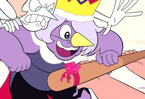 amethyst (excited about a bat)