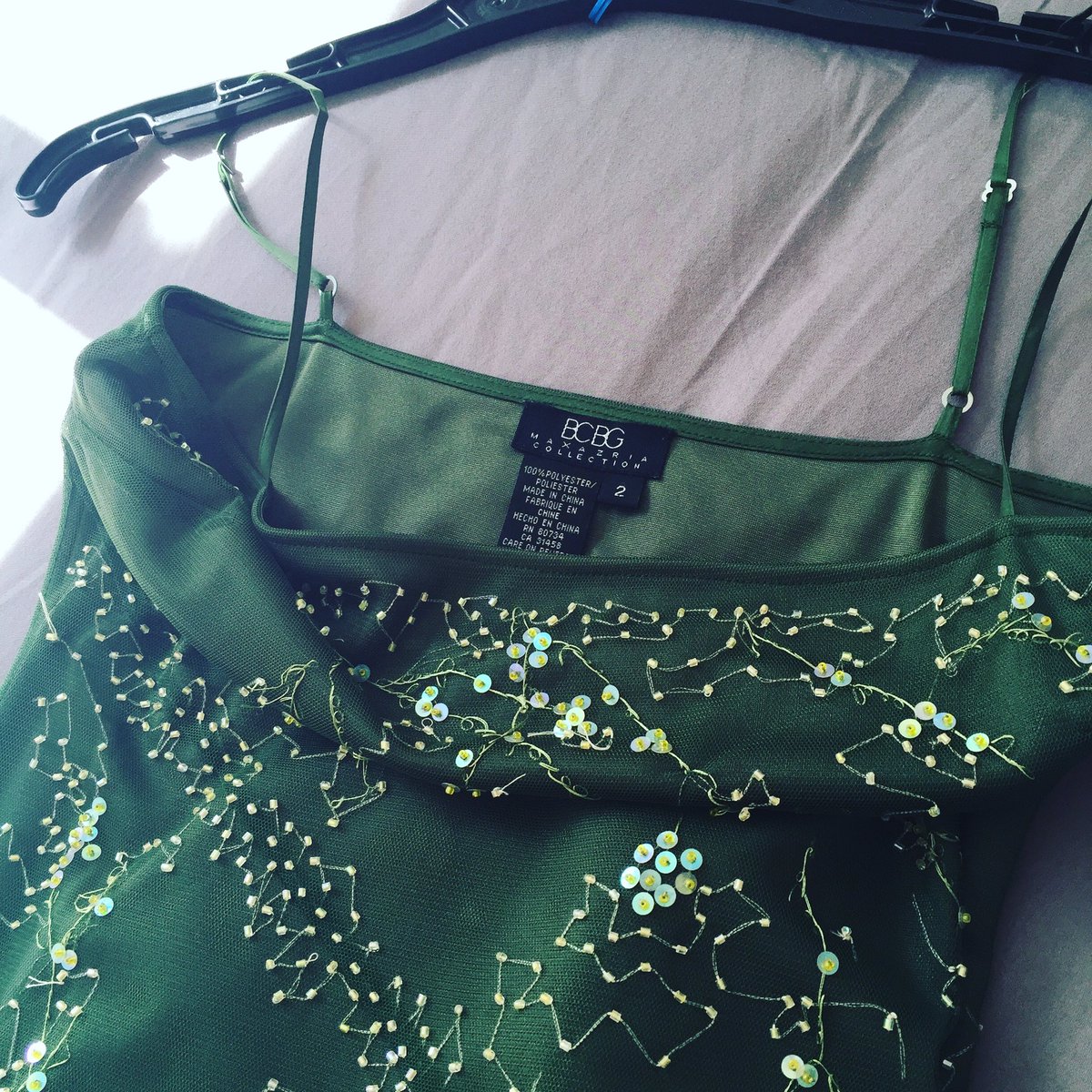 carletonenglish's tweet photo. Unpacking the new place turned up this relic from #Prom2000 #RIPbcbg https://t.co/S3Owgismdy