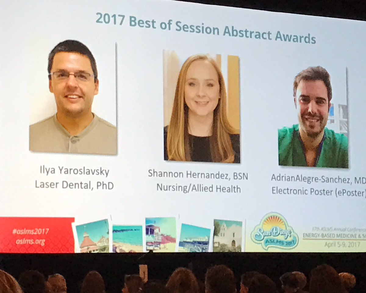 DrChapas's tweet photo. Shout out to our Research Coordinator Shannon who received a distinguished award for best nursing abstract-Well done! #ASLMS2017 #Unionderm https://t.co/4VwMVuBme3