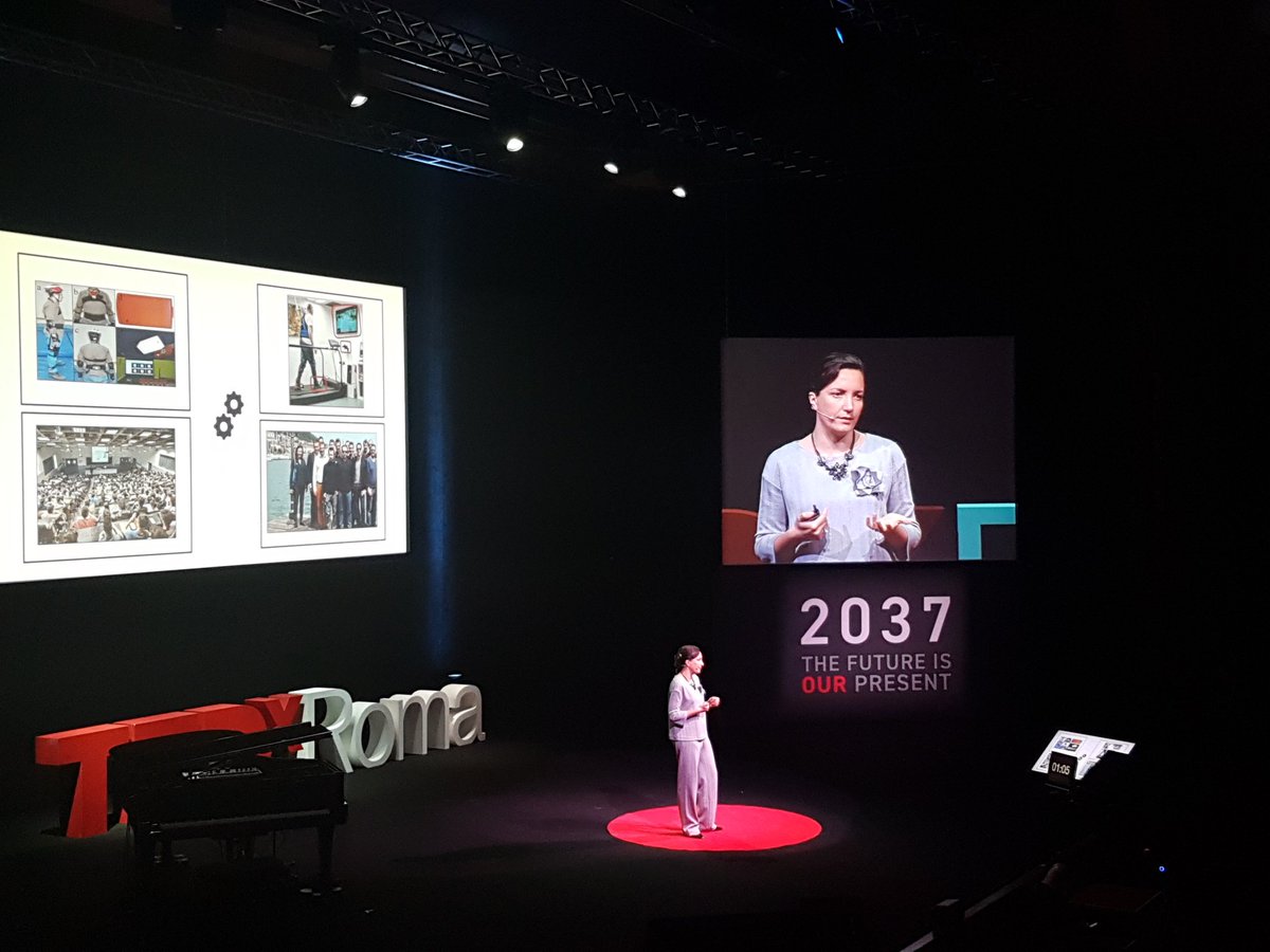 #TedxRoma #2037 Giulia Baccarin on Diversity &amp; Inclusion about digital algorithms. A Biomedical Engineer specialized in falling.