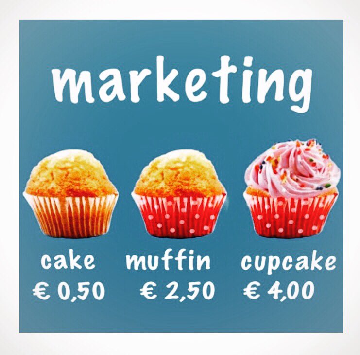 robertsnel's tweet image. The power of #marketing 💪#inspiration #branding #food #cupcakes #bakery #trendy