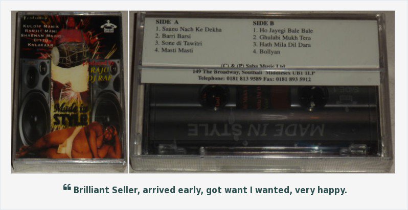 BhangraVinyls's tweet photo. #RajuPremi / #DJRAF - #MadeInStyle - BID NOW - #Bhangra #Punjabi #Cassette #Tape #KuldipManak #RanjitMani #Manak https://t.co/weWlVPYsMJ https://t.co/iQgwSlbumk