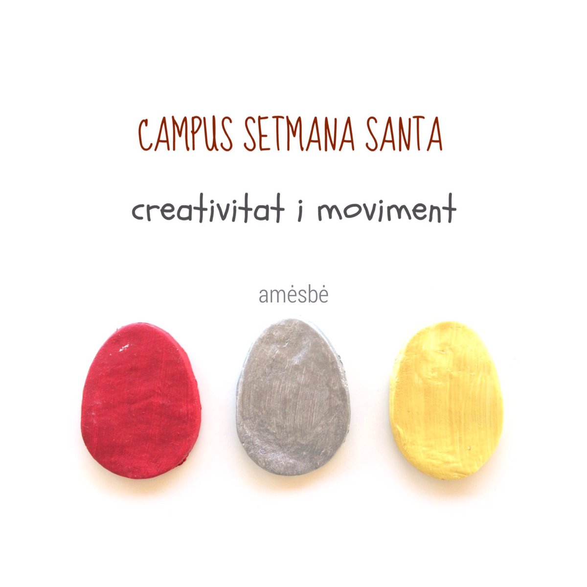 amesbe_'s tweet photo. C A M P U S   C R E A T I U 
Tot a punt! #setmanasanta #creativa 10, 11 i 12 #abril #nens a #nanüts #Terrassa https://t.co/vrnF7L5wXx