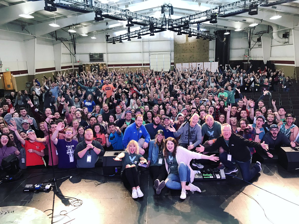 FUGECamps's tweet photo. ALL OF FUGE STAFF IS TOGETHER IN THE SAME PLACE FOR THE FOR THE FIRST TIME EVER!! History in the making at Shocco Springs! #xwknd17 https://t.co/eUcAJfRh5D