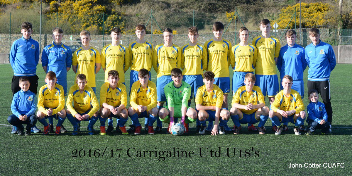 CarrigalineUtd's tweet photo. U18 LEAGUE DIVISION 1 CHAMPIONS
          Youghal Utd 0-3 Carrigaline Utd 
  Cian Coughlan, Aaron Daly &amp; Olin Barry https://t.co/08SPF6oNn4