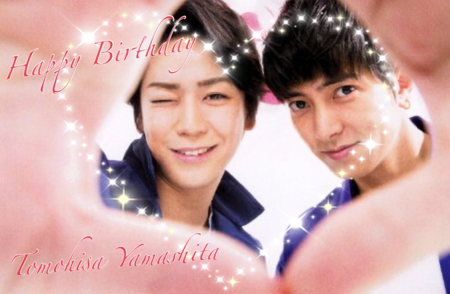 Happy birthday to Tomohisa Yamashita                                      2017.4.9 