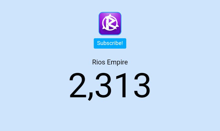 RiosEmpire's tweet image. kinda late but we wanna thank you guys for 2.3k subscribers!