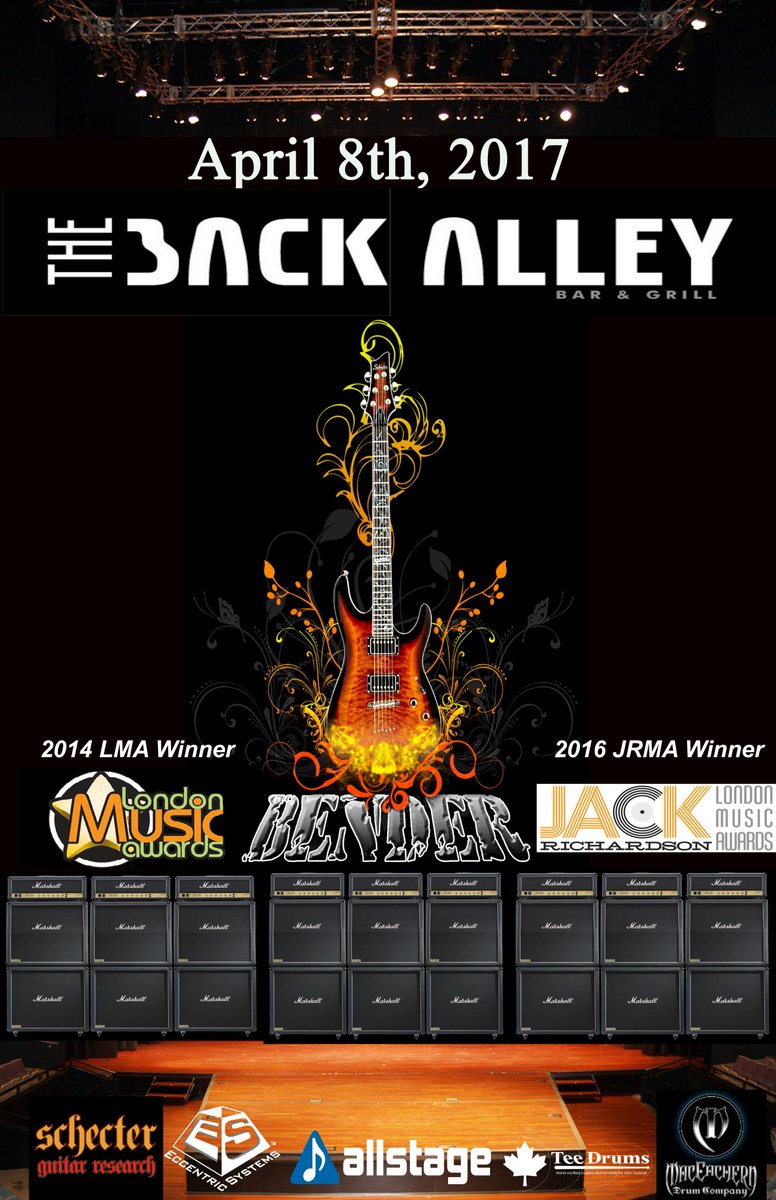 Bender AT The Back Alley Bar <a href="/TheBackAlleyStT/">The Back Alley</a> #allstage #TurnUpTheLiveMusic #Bender #BenderRocks #rock #livemusic #StThomas #stthomasproud