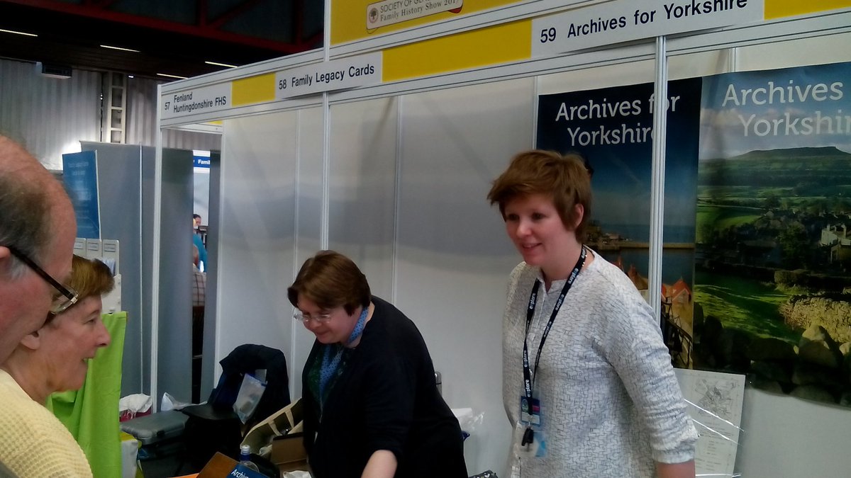 BarnsArchives's tweet photo. Really enjoying our time @WDYTYALIVE so many Barnsley enquiries! Lots of visits to the @archivesyorks stand https://t.co/4GFW2Af8gX